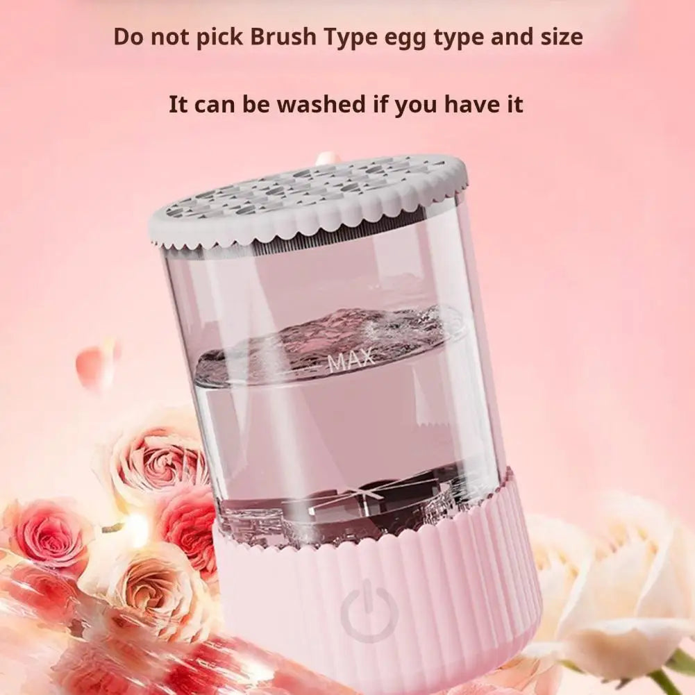 Automatic Makeup Brush Cleaner USB Electric Cosmetic Brush Cleaning Machine Beauty Brush Dryer Container Washing Tools