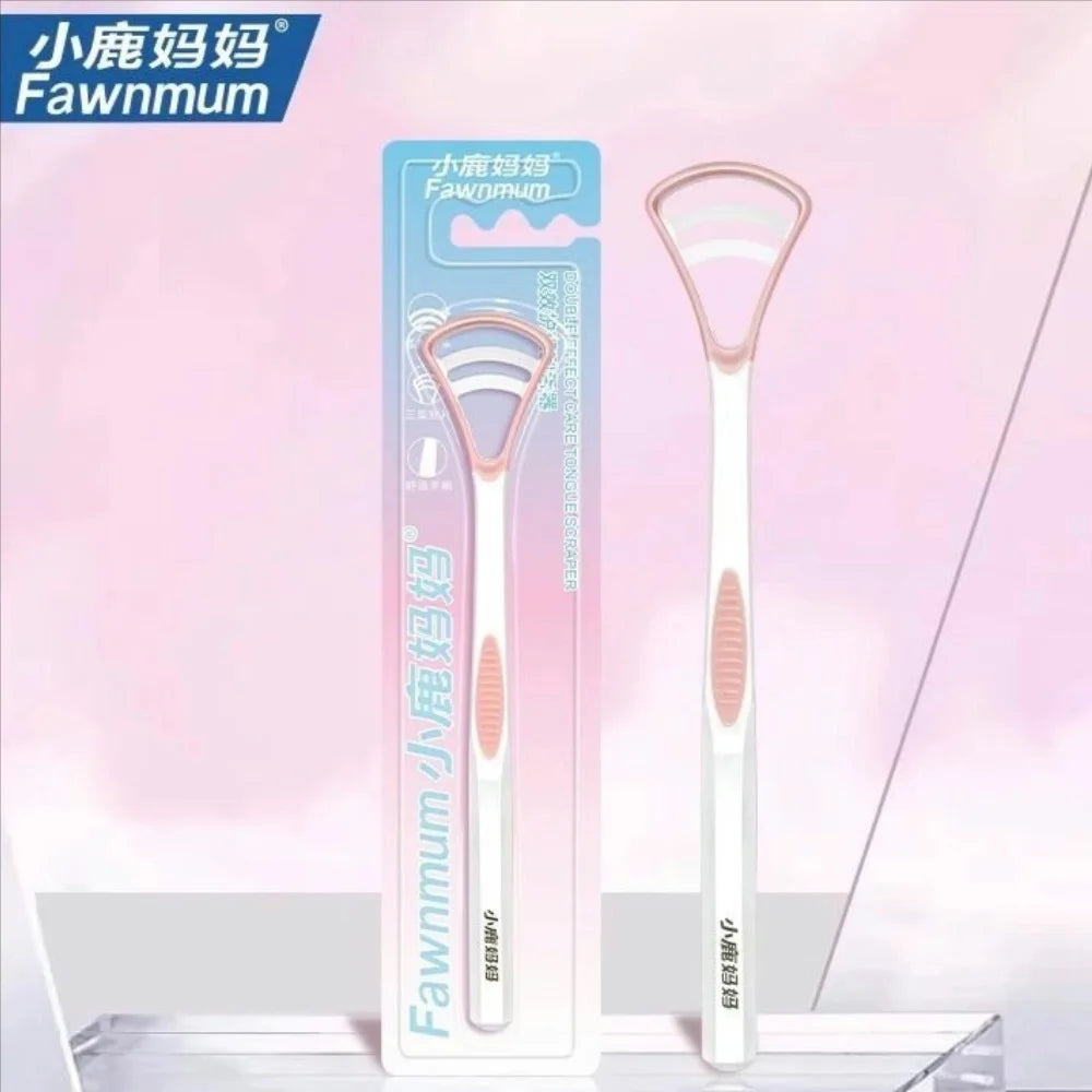 Silicone Tongue Scraper With Non-slip Handle