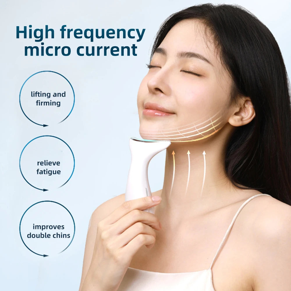 Face Neck Firming and Lifting Heating Massage