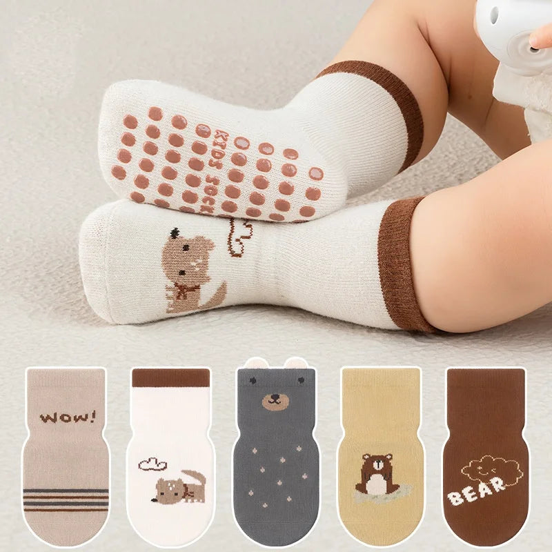 Baby Socks Non Slip Cotton 0-5 years