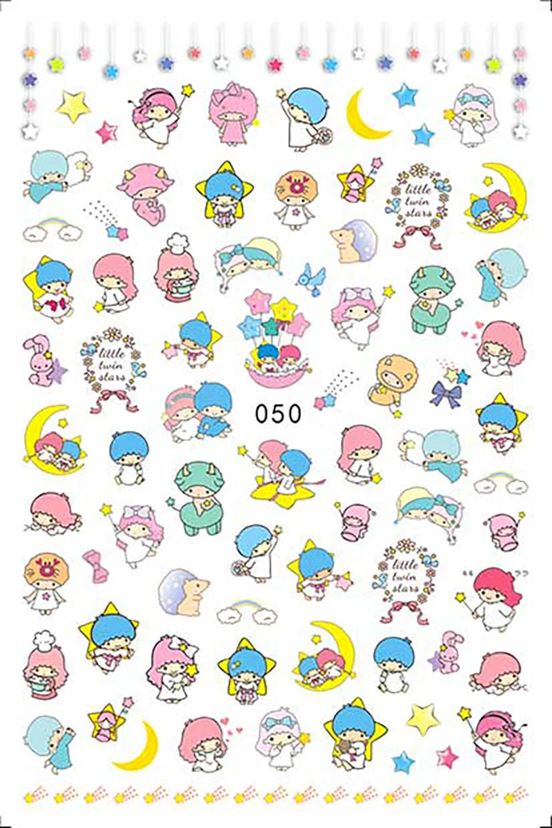 Pokémon Nail Stickers 3D