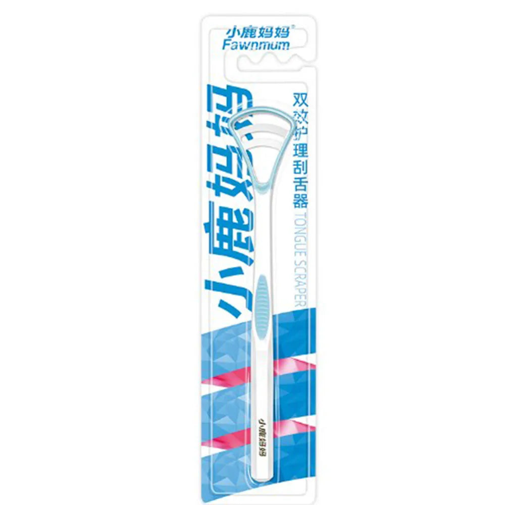 Silicone Tongue Scraper With Non-slip Handle