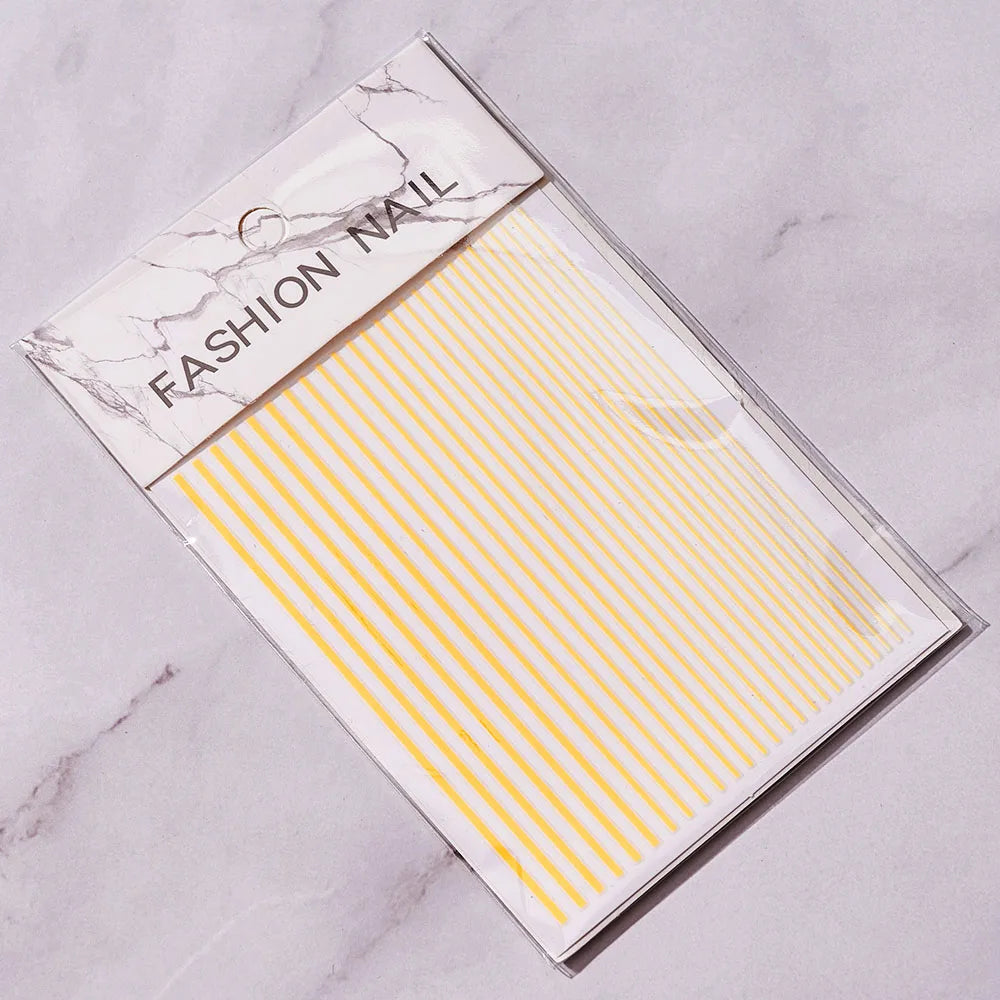 Sliver Nails Stickers Metallic Feel