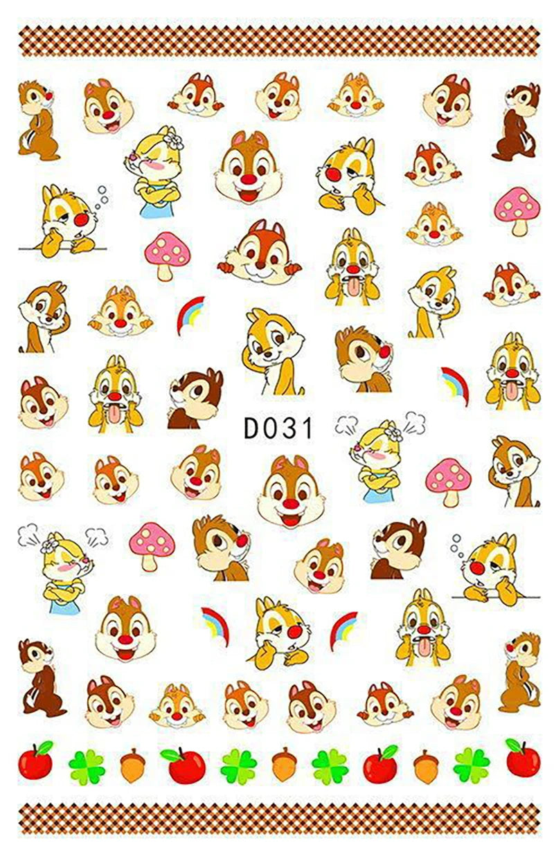 Pokémon Nail Stickers 3D