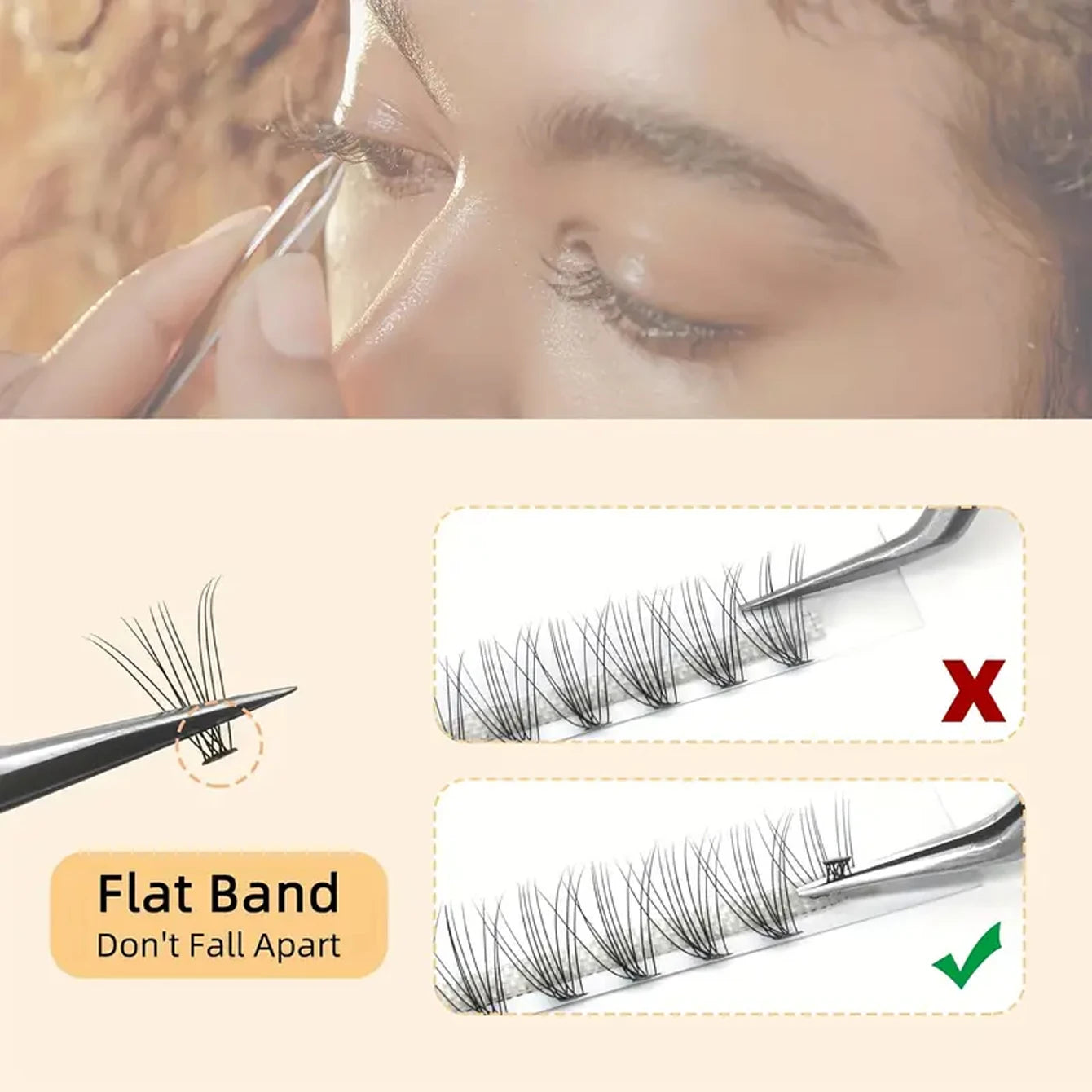 Eyelash Soft Natural Look 9-16mm