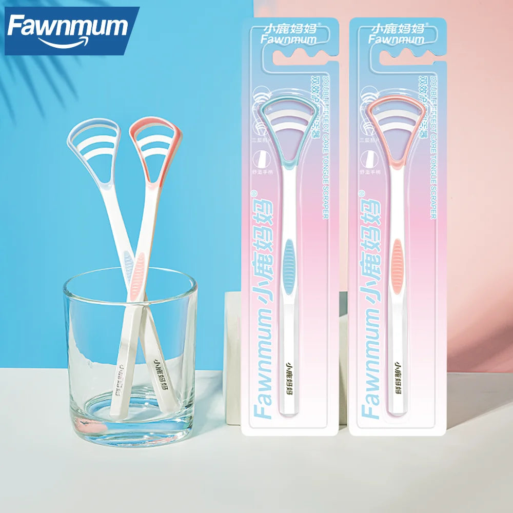 Silicone Tongue Scraper With Non-slip Handle