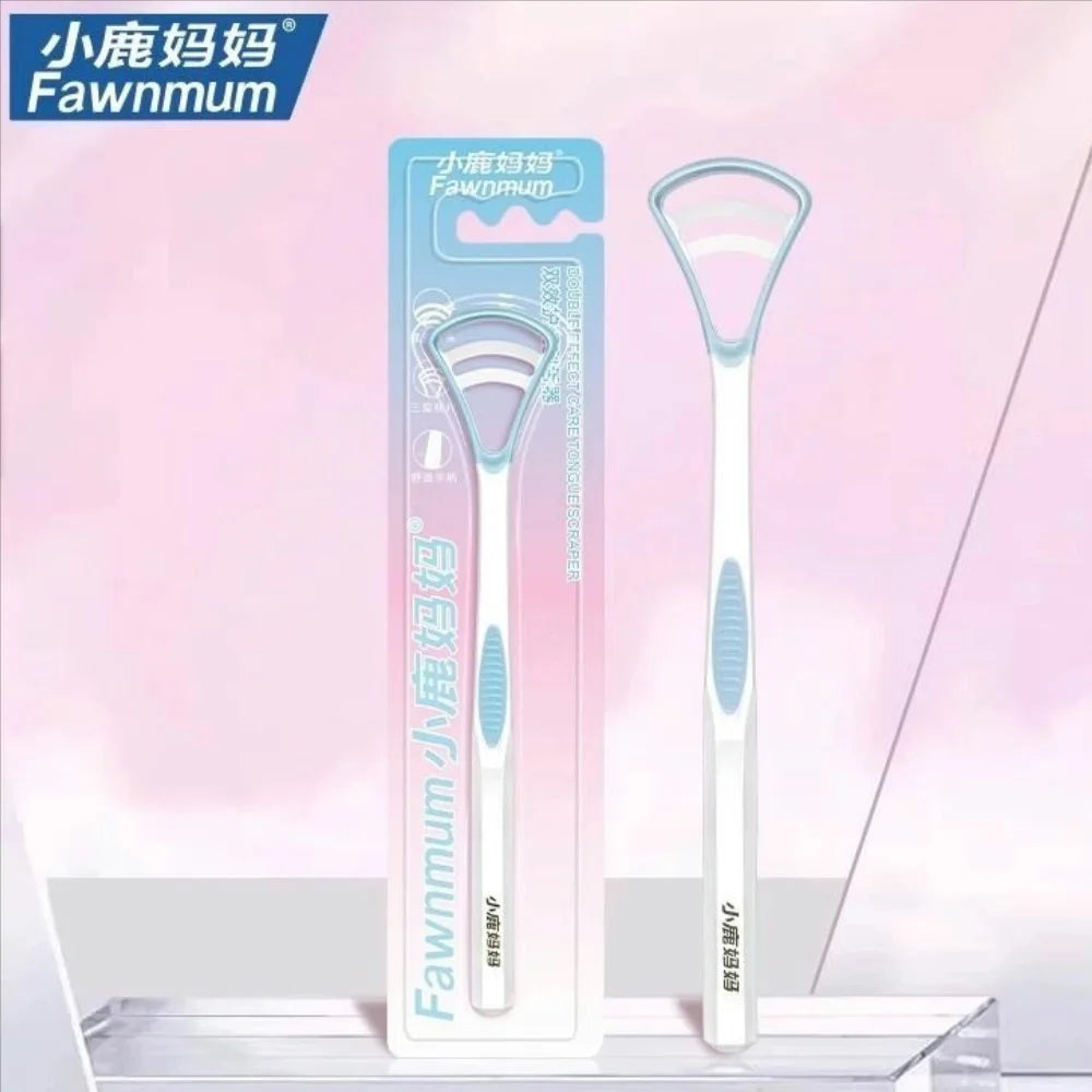 Silicone Tongue Scraper With Non-slip Handle