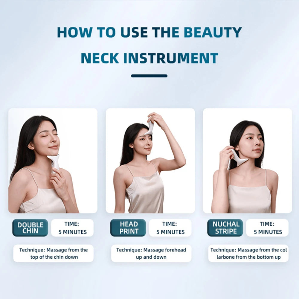 Face Neck Firming and Lifting Heating Massage