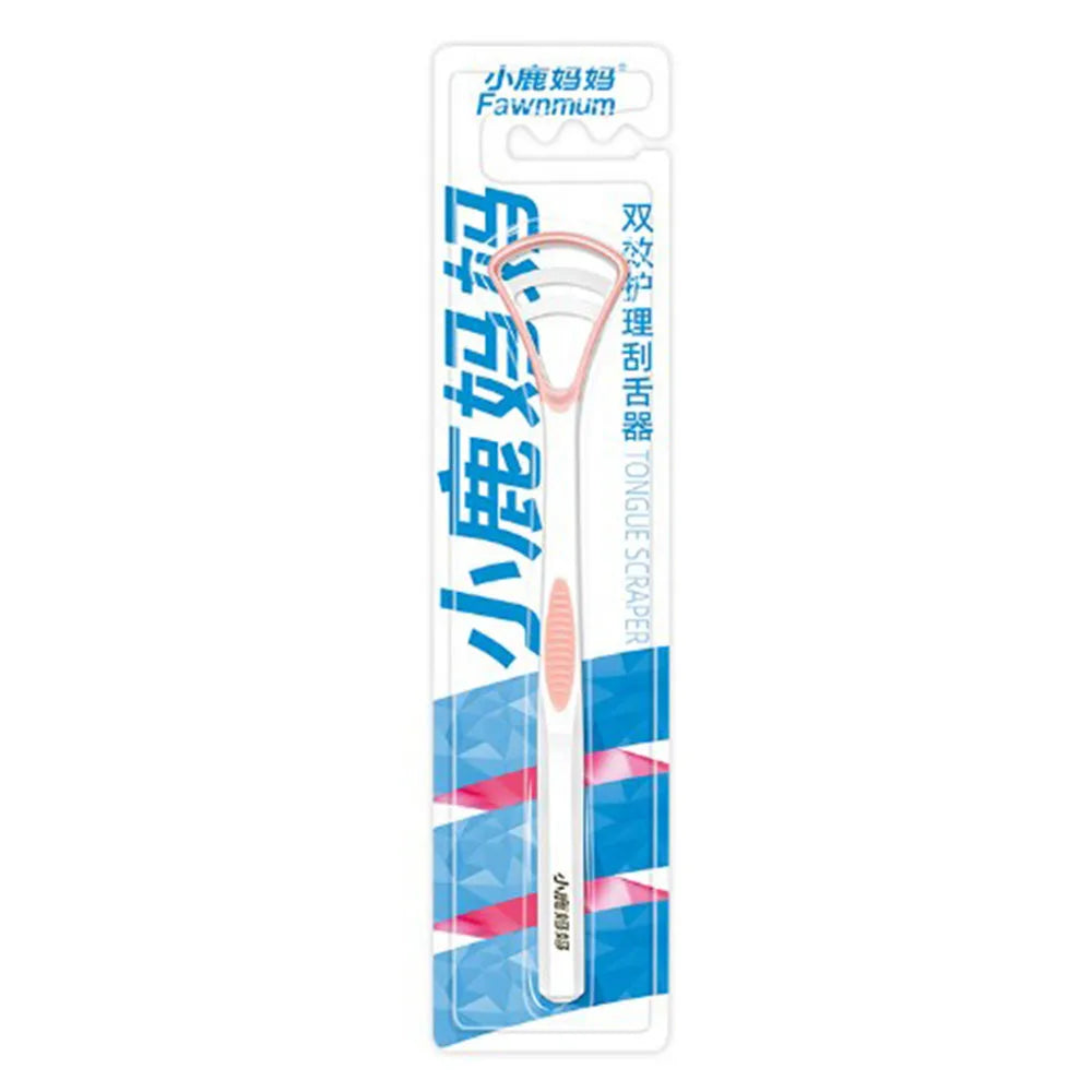 Silicone Tongue Scraper With Non-slip Handle