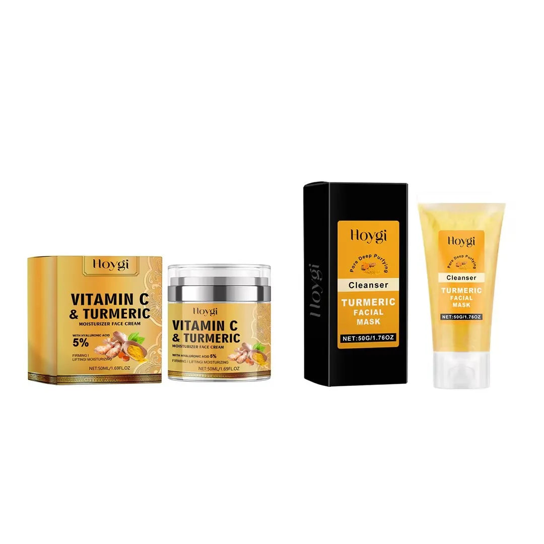 Turmeric Cleanser Oil with Vitamin C Cream