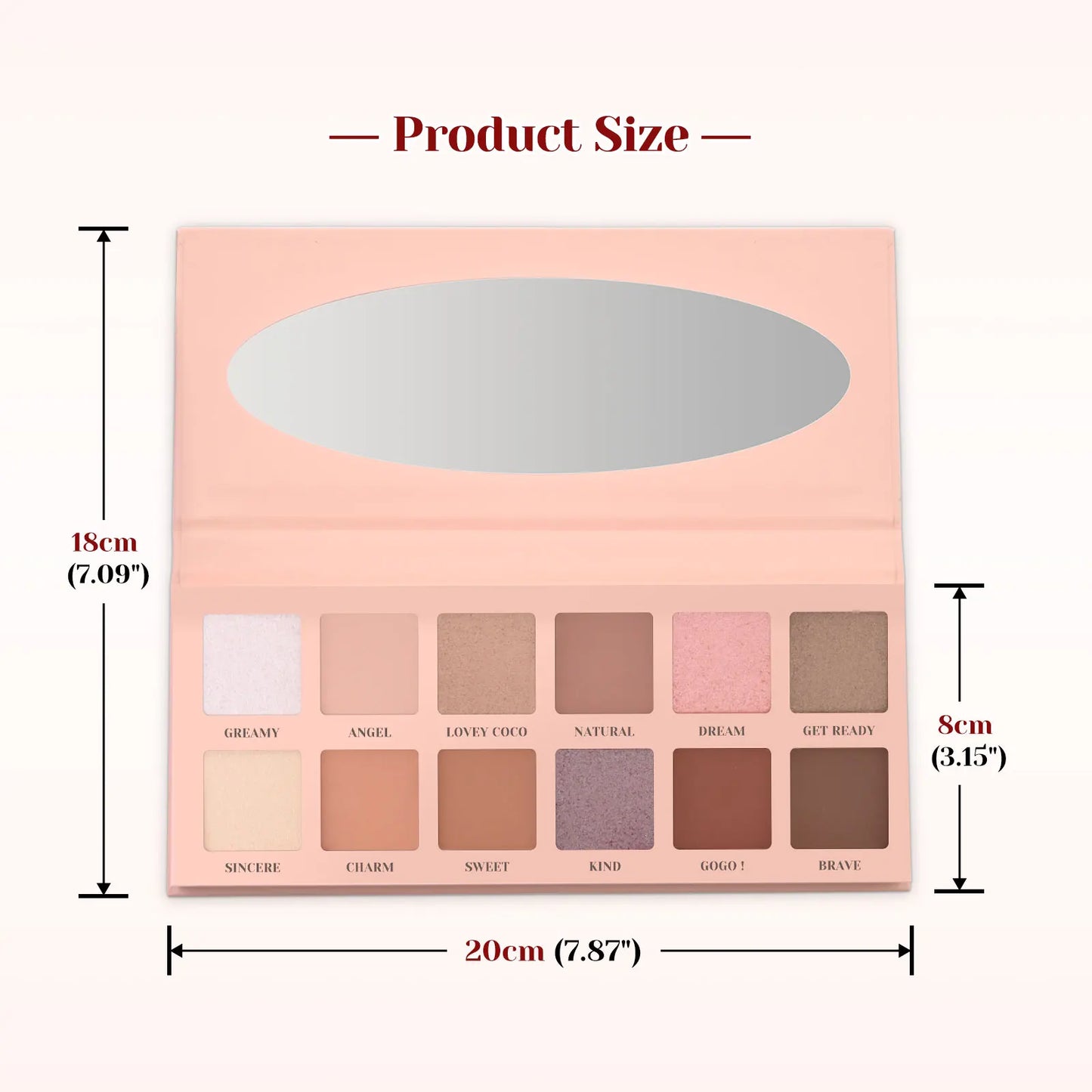 Eyeshadow Shimmer Matte Palette 12 Colours