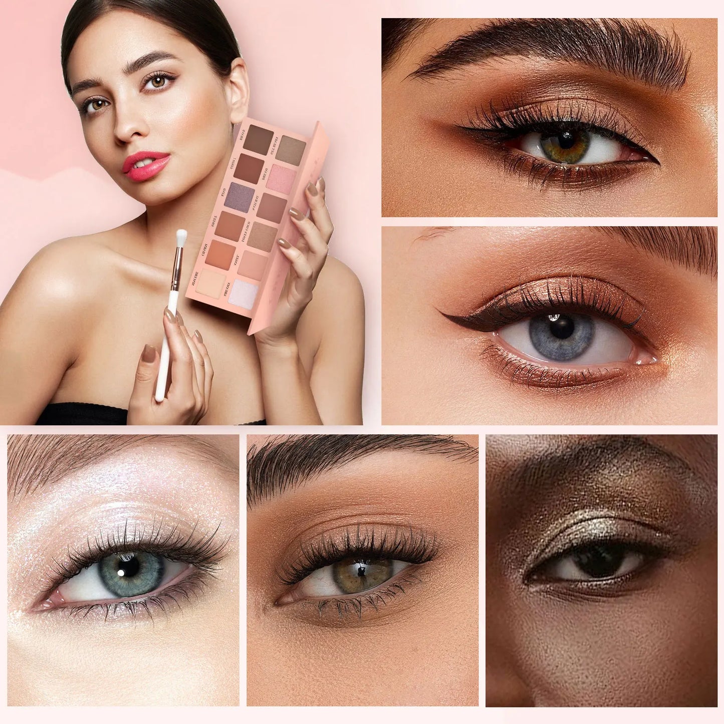 12 Colors Pressed Powder Eyeshadow