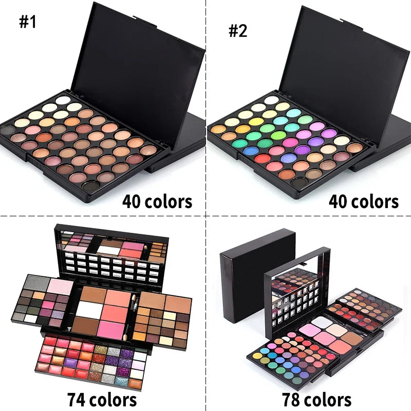 Glitter Eyeshadow Palette Matte