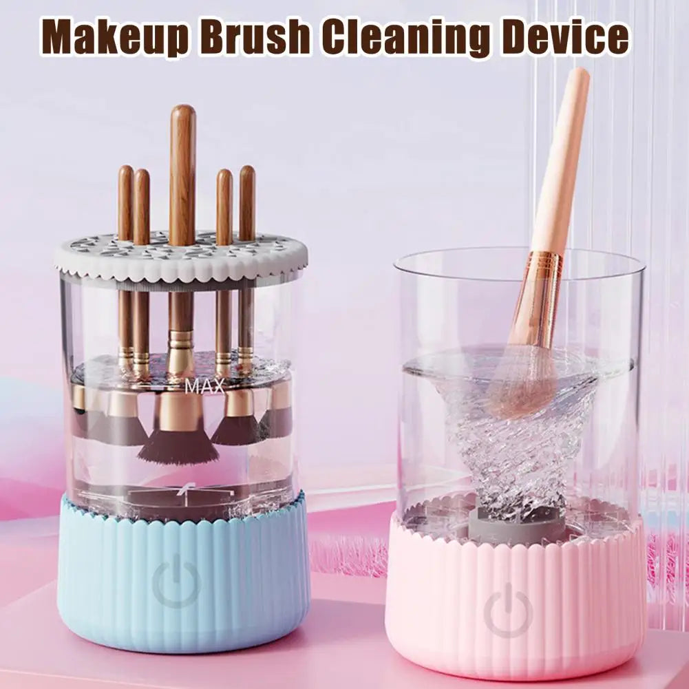 Automatic Makeup Brush Cleaner USB Electric Cosmetic Brush Cleaning Machine Beauty Brush Dryer Container Washing Tools