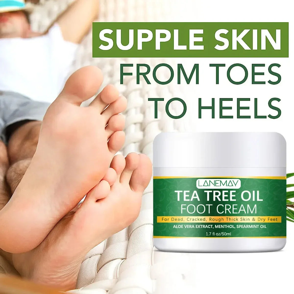 Foot Cream Moisturiser for Dry Feet and Heels
