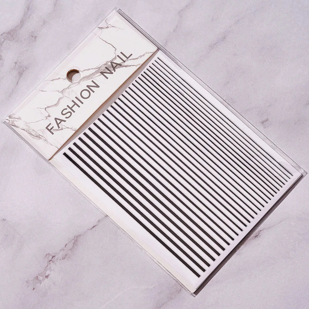 Sliver Nails Stickers Metallic Feel