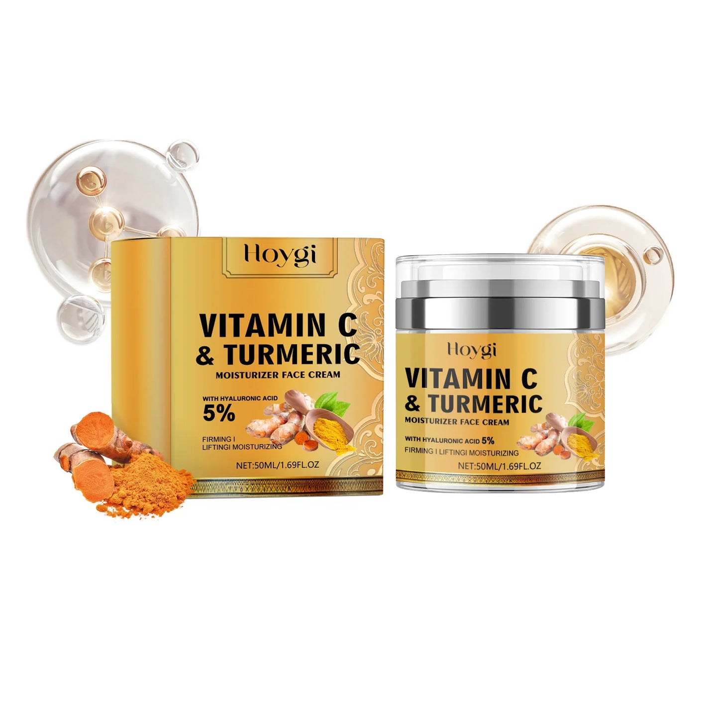 Turmeric Cleanser Oil with Vitamin C Cream