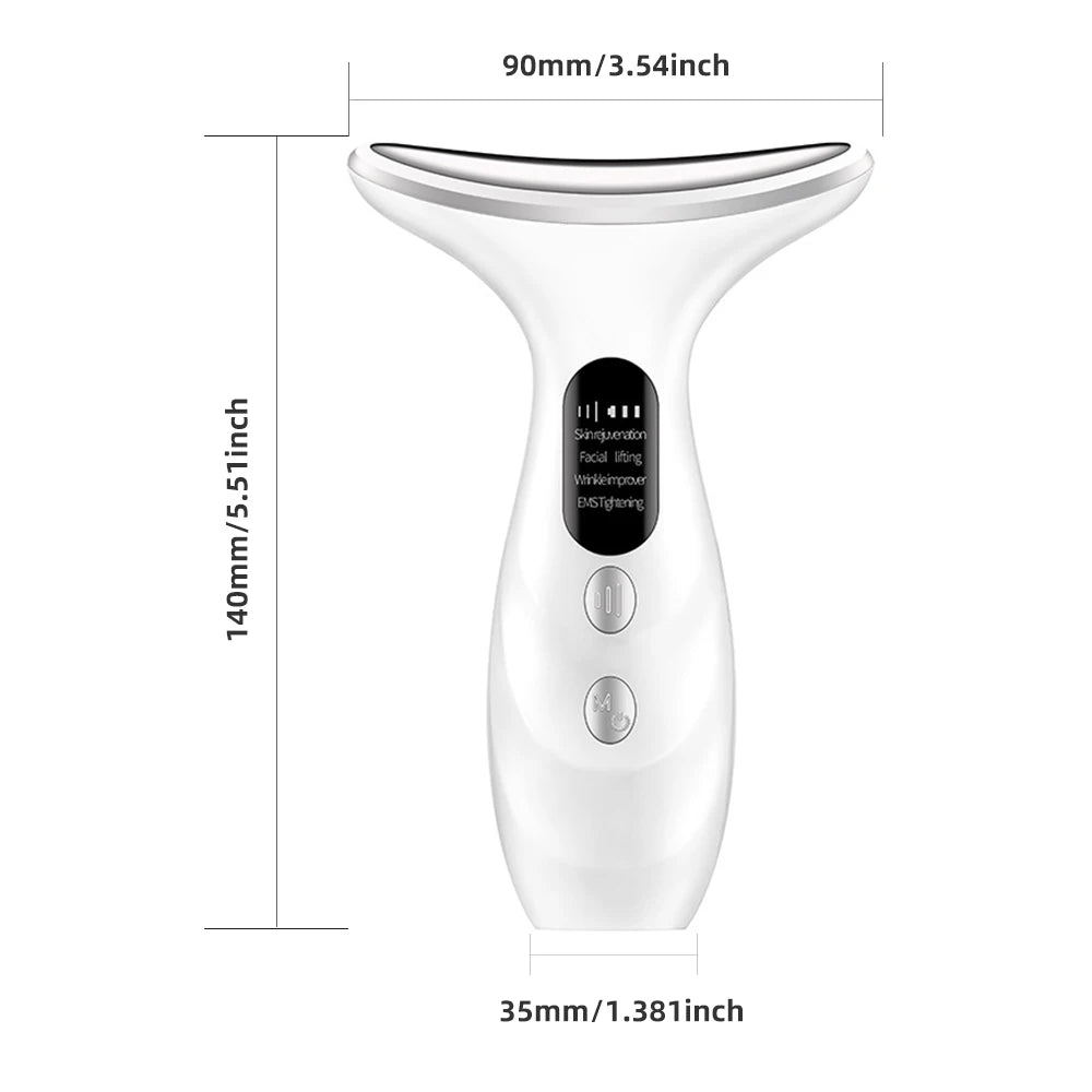 Face Neck Firming and Lifting Heating Massage