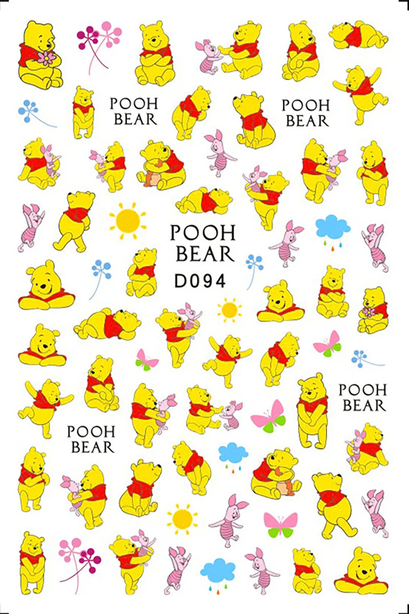 Pokémon Nail Stickers 3D