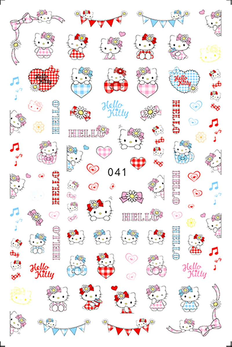 Pokémon Nail Stickers 3D