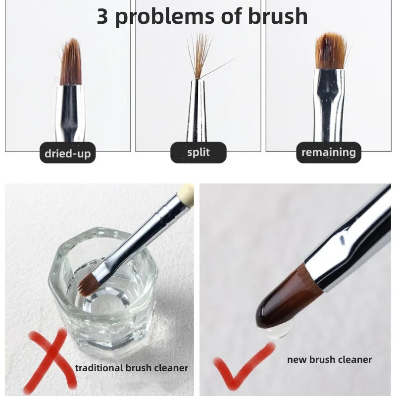 Polish Remover Brush cleaner liquid