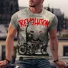 T-shirt Anime Print Men