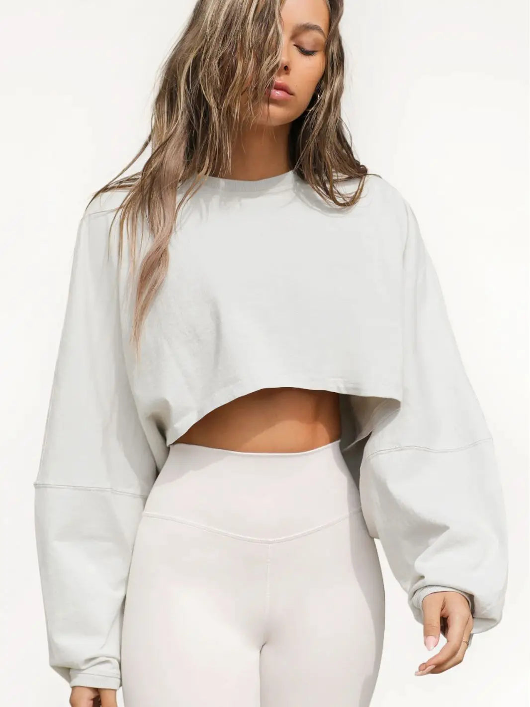 Oversized Drop Shoulder Hoodie for Women