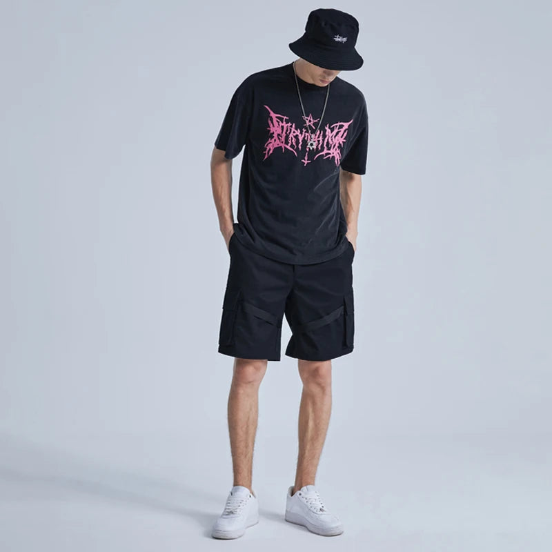 Streetwear T-shirt 230gsm Heavy Weight Cotton Oversized T Shirt Men