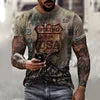 T-shirt Anime Print Men