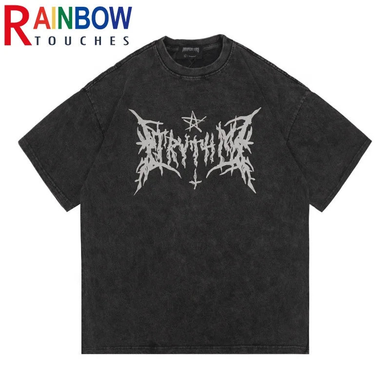 Streetwear T-shirt 230gsm Heavy Weight Cotton Oversized T Shirt Men