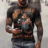 T-shirt Anime Print Men