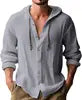 Casual Long Sleeve Hooded T-Shirt Men