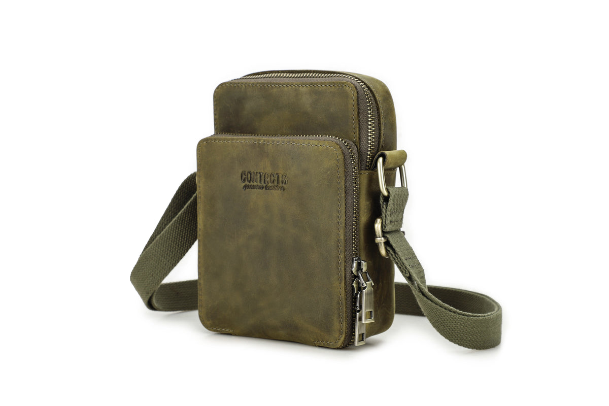 Leather Phone Bag Men