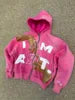 Oversized Zip up Hoodie Men