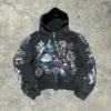 Oversized Zip up Hoodie Men