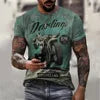 T-shirt Anime Print Men