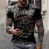T-shirt Anime Print Men