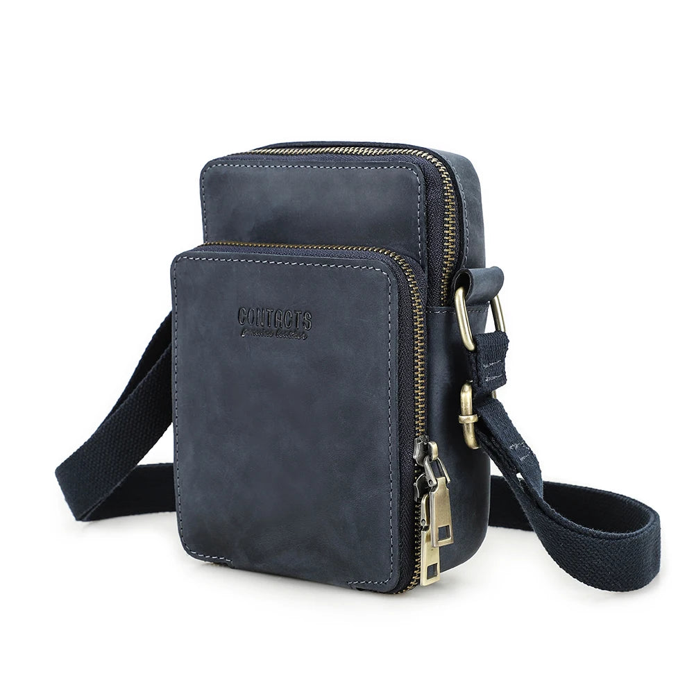 Leather Phone Bag Men