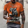 T-shirt Anime Print Men