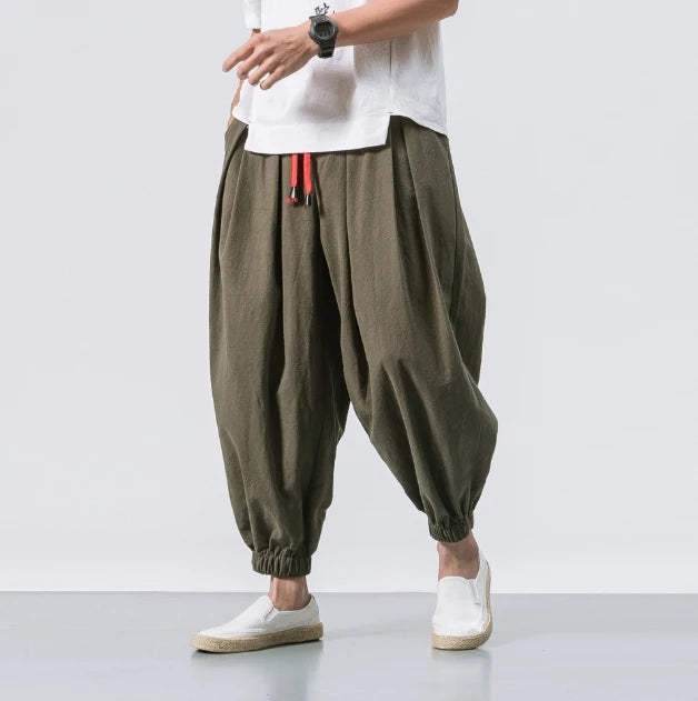 Men Casual Loose Harem Pants