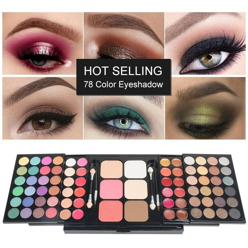Glitter Eyeshadow Palette Matte
