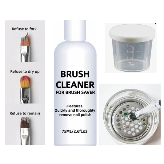 Polish Remover Brush cleaner liquid