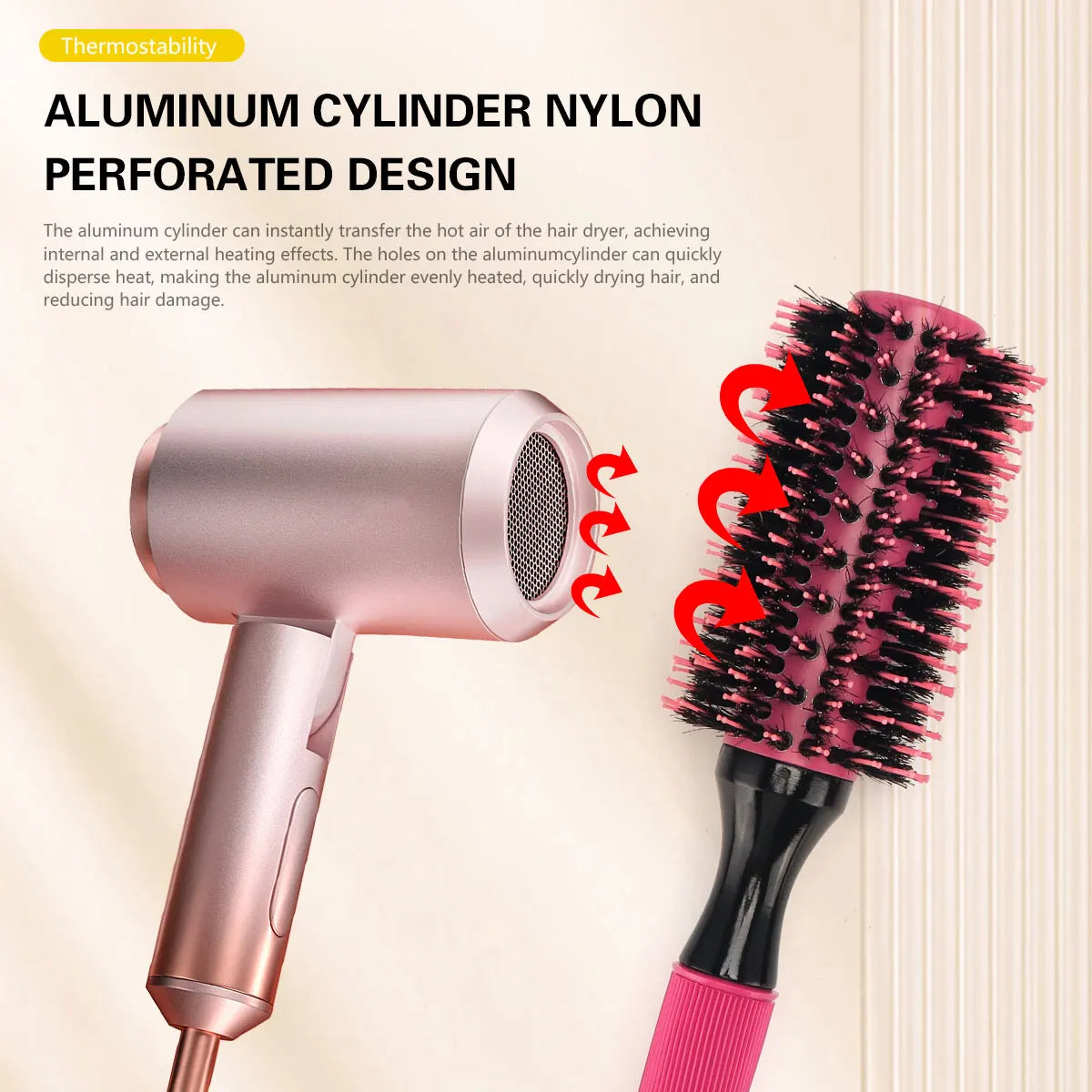 Curly Hairs Rollers Hair Comb