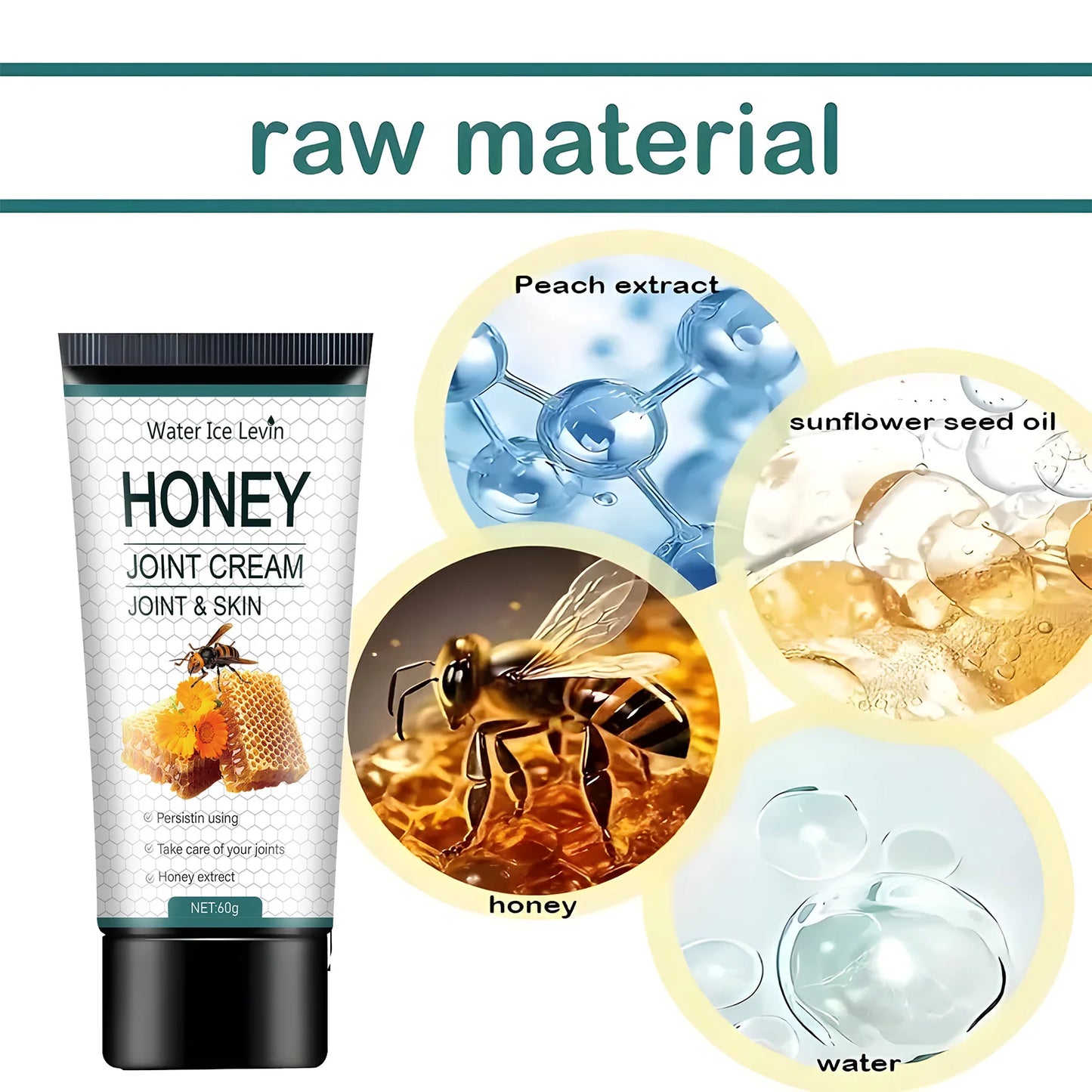 Bee Venom Joint Cream - Hypoallergenic Soothing Moisturising Lotion